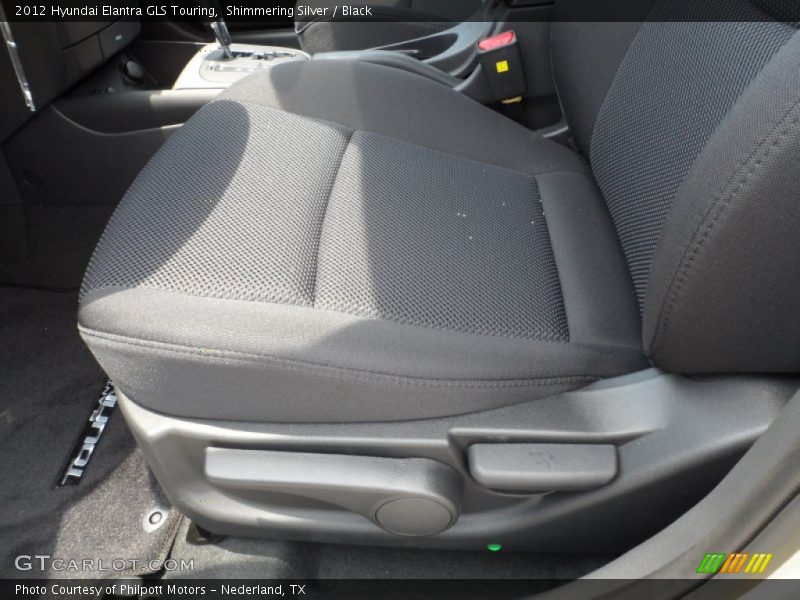 Shimmering Silver / Black 2012 Hyundai Elantra GLS Touring