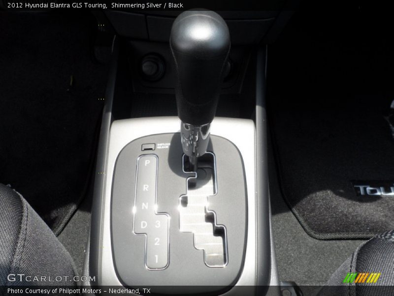 Shimmering Silver / Black 2012 Hyundai Elantra GLS Touring