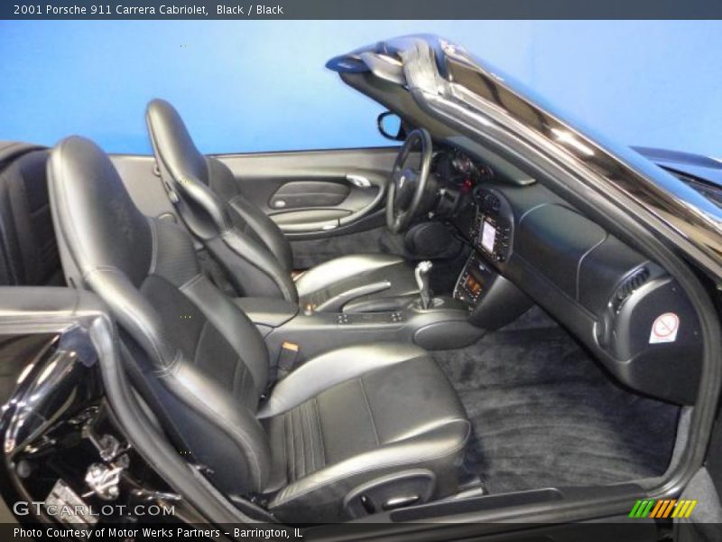 Black / Black 2001 Porsche 911 Carrera Cabriolet