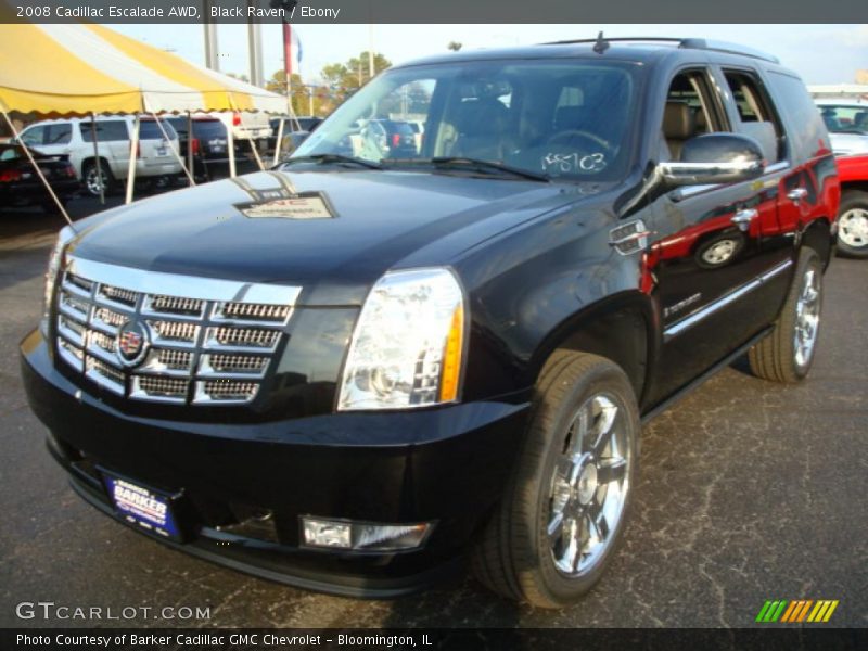 Black Raven / Ebony 2008 Cadillac Escalade AWD