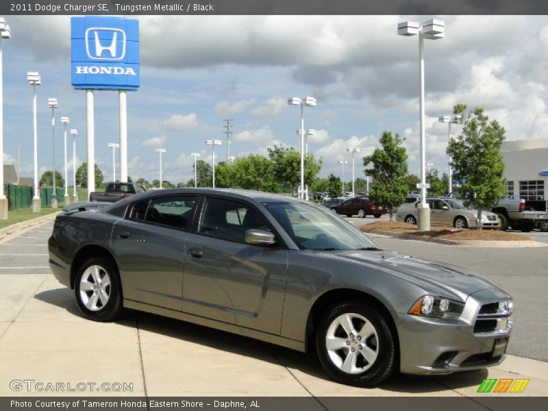 Tungsten Metallic / Black 2011 Dodge Charger SE