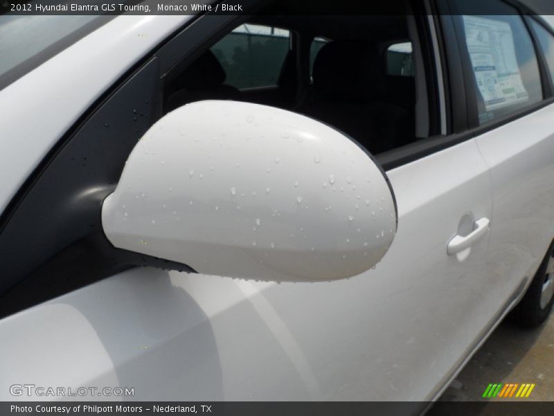 Monaco White / Black 2012 Hyundai Elantra GLS Touring