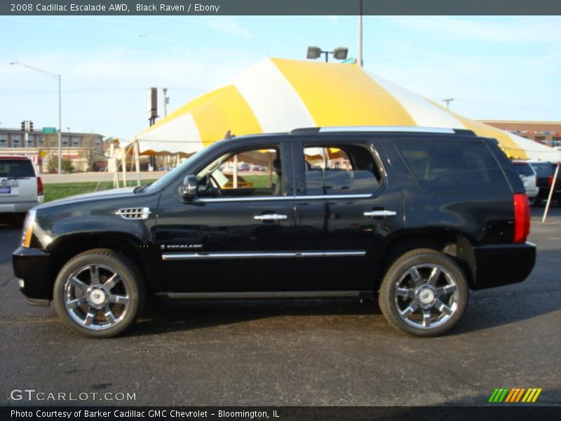 Black Raven / Ebony 2008 Cadillac Escalade AWD