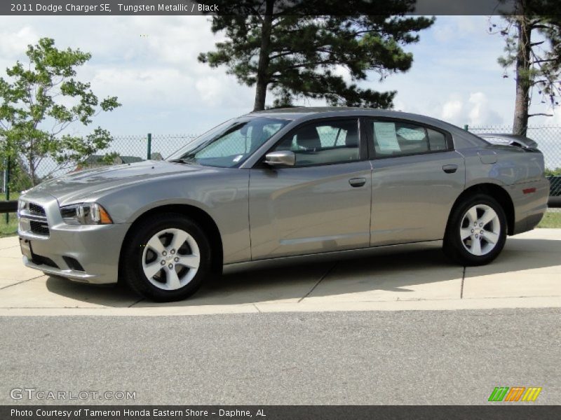 Tungsten Metallic / Black 2011 Dodge Charger SE