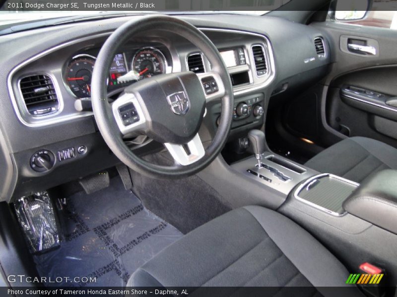 Tungsten Metallic / Black 2011 Dodge Charger SE