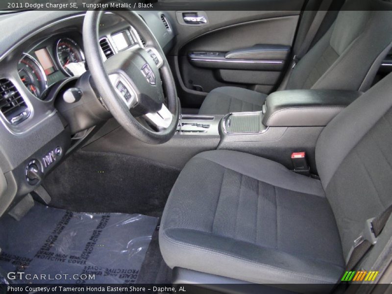 Tungsten Metallic / Black 2011 Dodge Charger SE