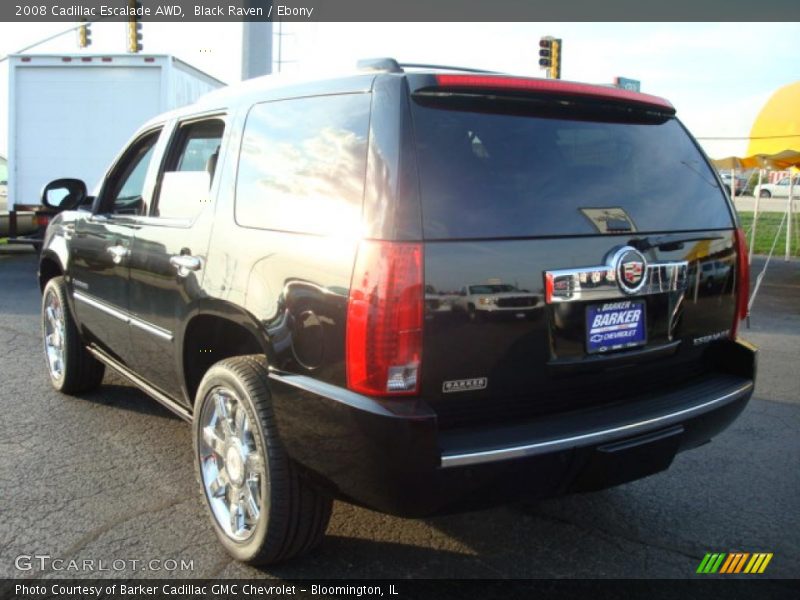 Black Raven / Ebony 2008 Cadillac Escalade AWD
