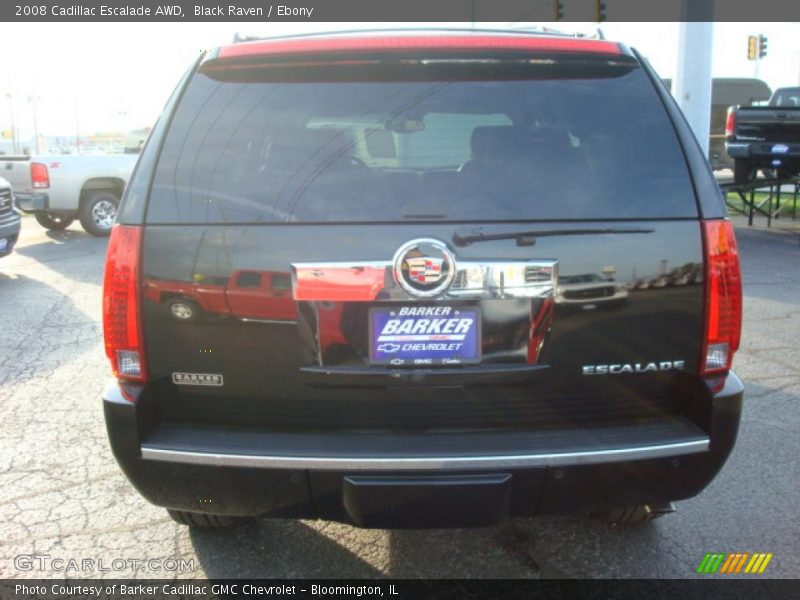 Black Raven / Ebony 2008 Cadillac Escalade AWD