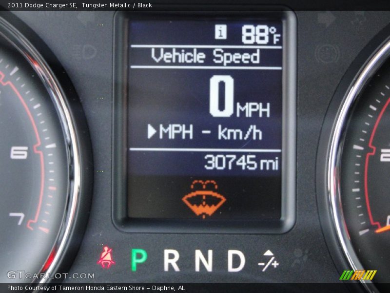 Tungsten Metallic / Black 2011 Dodge Charger SE