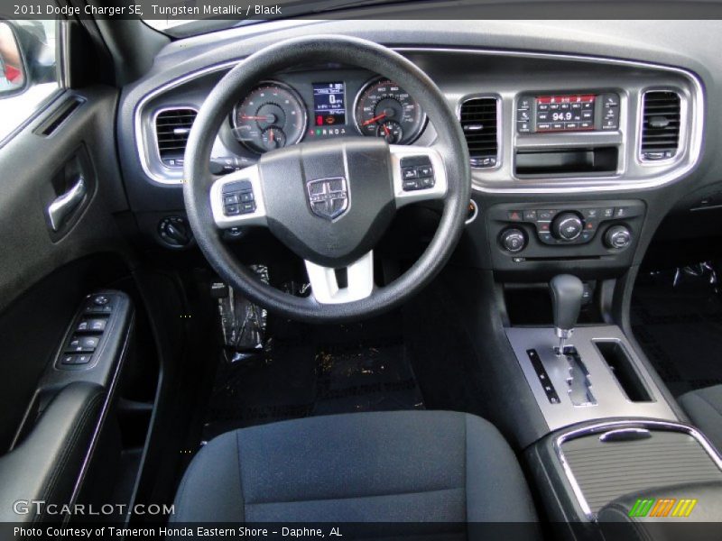 Tungsten Metallic / Black 2011 Dodge Charger SE