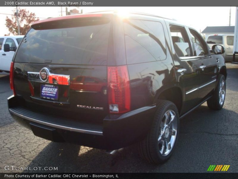 Black Raven / Ebony 2008 Cadillac Escalade AWD