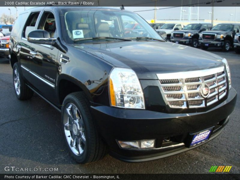 Black Raven / Ebony 2008 Cadillac Escalade AWD