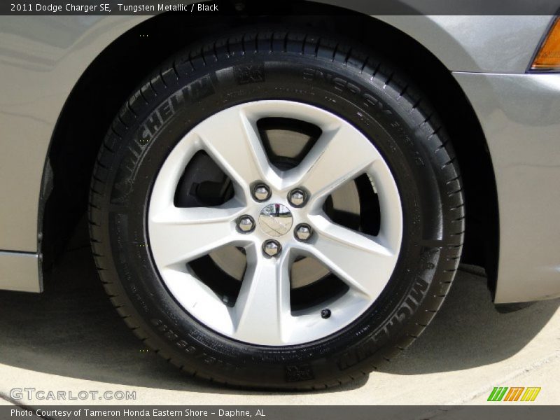 Tungsten Metallic / Black 2011 Dodge Charger SE