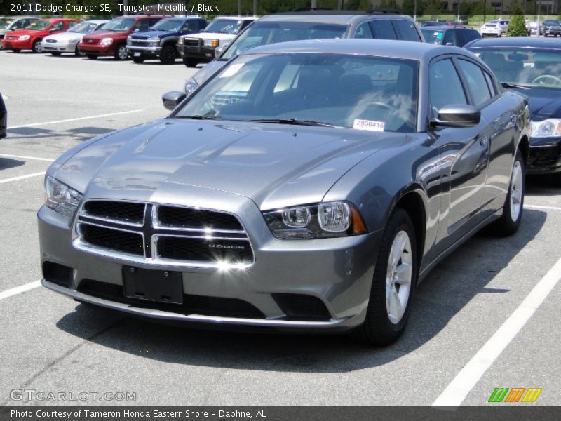 Tungsten Metallic / Black 2011 Dodge Charger SE