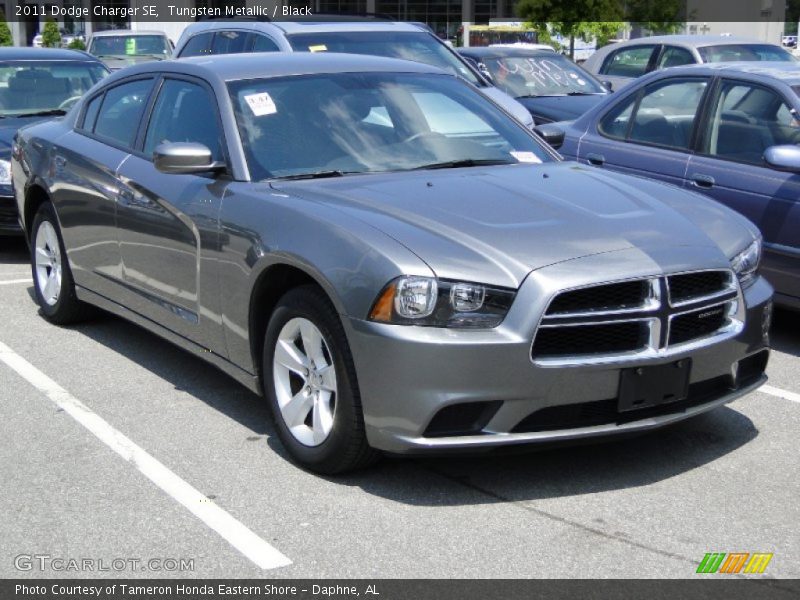 Tungsten Metallic / Black 2011 Dodge Charger SE