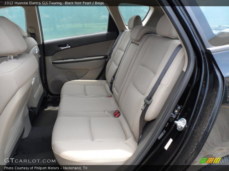 Rear Seat of 2012 Elantra GLS Touring