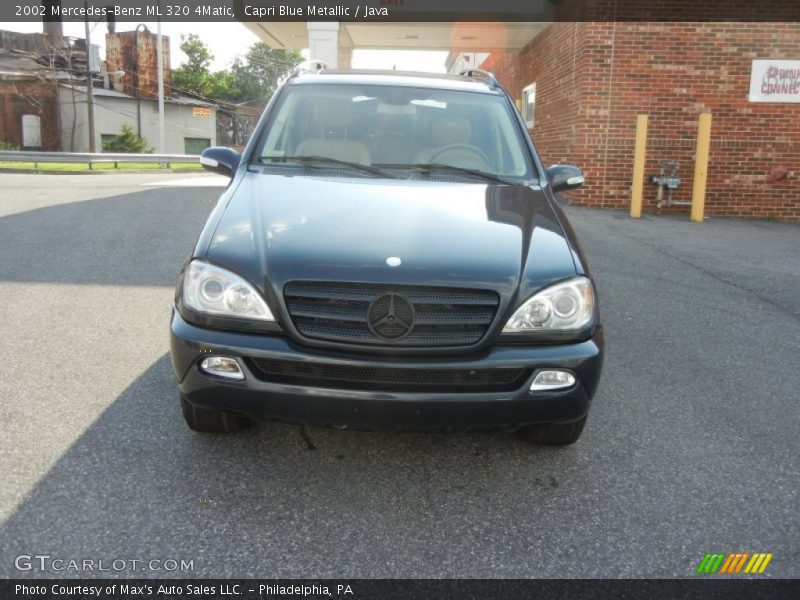 Capri Blue Metallic / Java 2002 Mercedes-Benz ML 320 4Matic