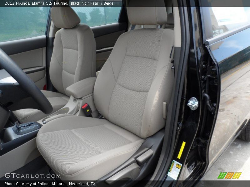 Front Seat of 2012 Elantra GLS Touring