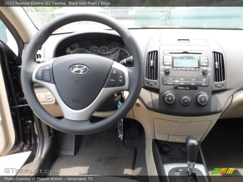 Dashboard of 2012 Elantra GLS Touring