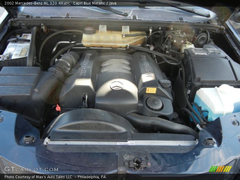 Capri Blue Metallic / Java 2002 Mercedes-Benz ML 320 4Matic