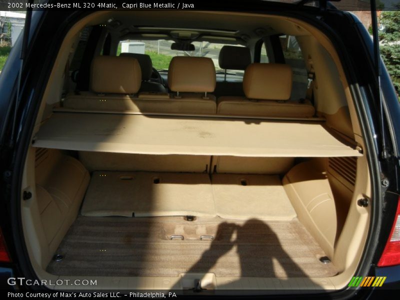 Capri Blue Metallic / Java 2002 Mercedes-Benz ML 320 4Matic