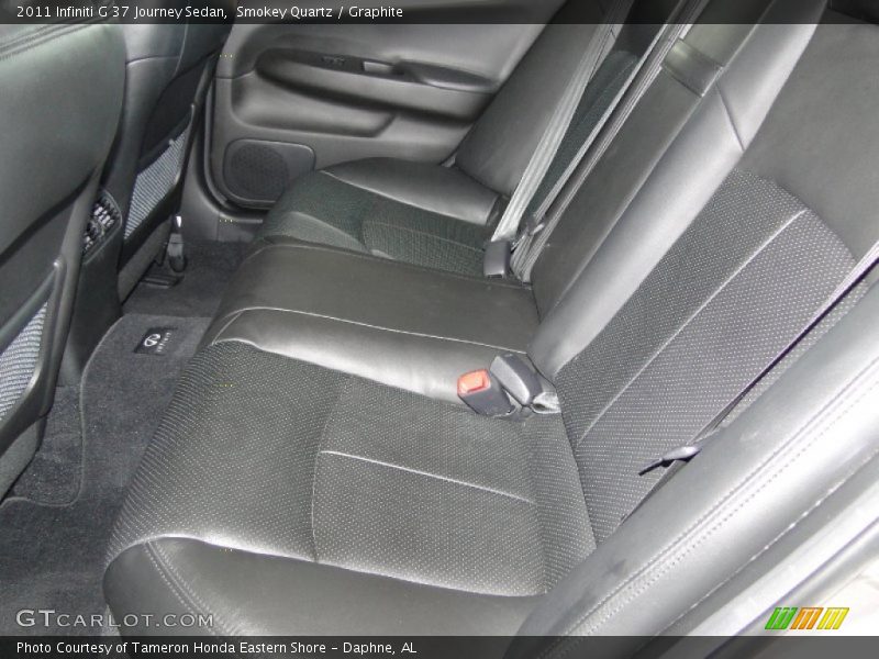 Rear Seat of 2011 G 37 Journey Sedan