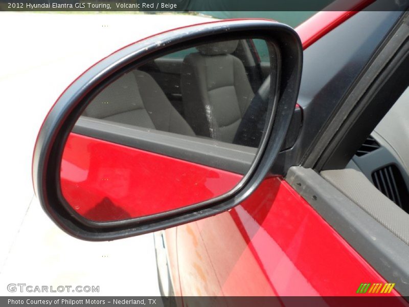 Volcanic Red / Beige 2012 Hyundai Elantra GLS Touring