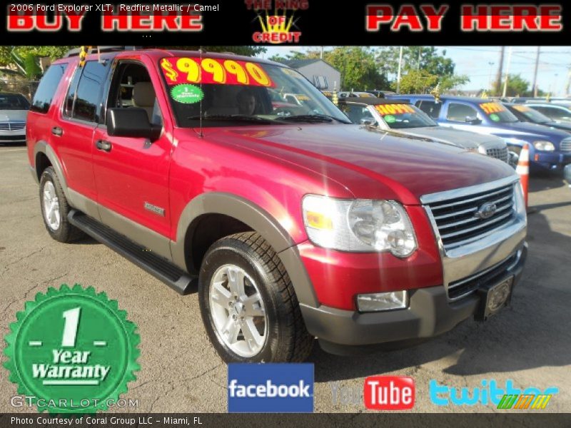 Redfire Metallic / Camel 2006 Ford Explorer XLT