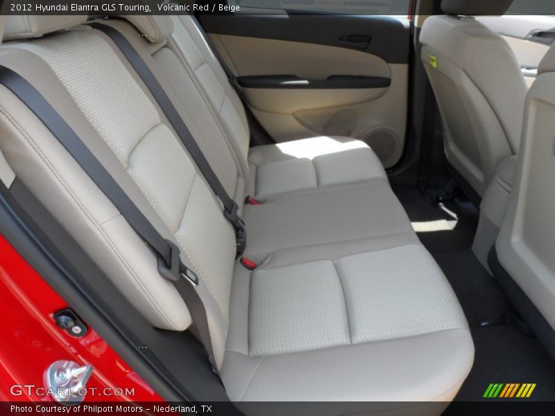 Rear Seat of 2012 Elantra GLS Touring