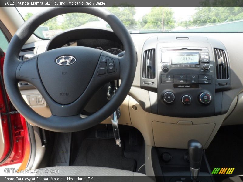 Dashboard of 2012 Elantra GLS Touring