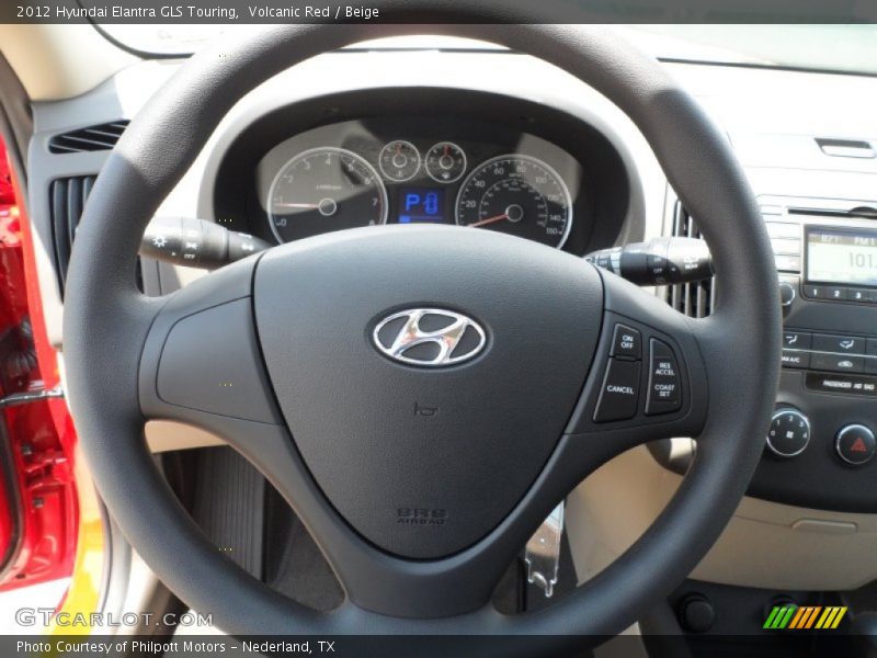  2012 Elantra GLS Touring Steering Wheel