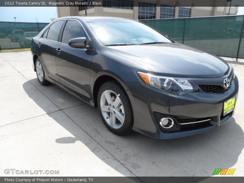 Magnetic Gray Metallic / Black 2012 Toyota Camry SE