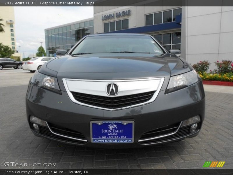 Graphite Luster Metallic / Taupe 2012 Acura TL 3.5