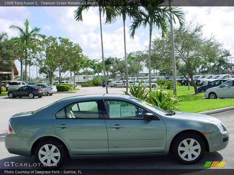 Titanium Green Metallic / Camel 2006 Ford Fusion S