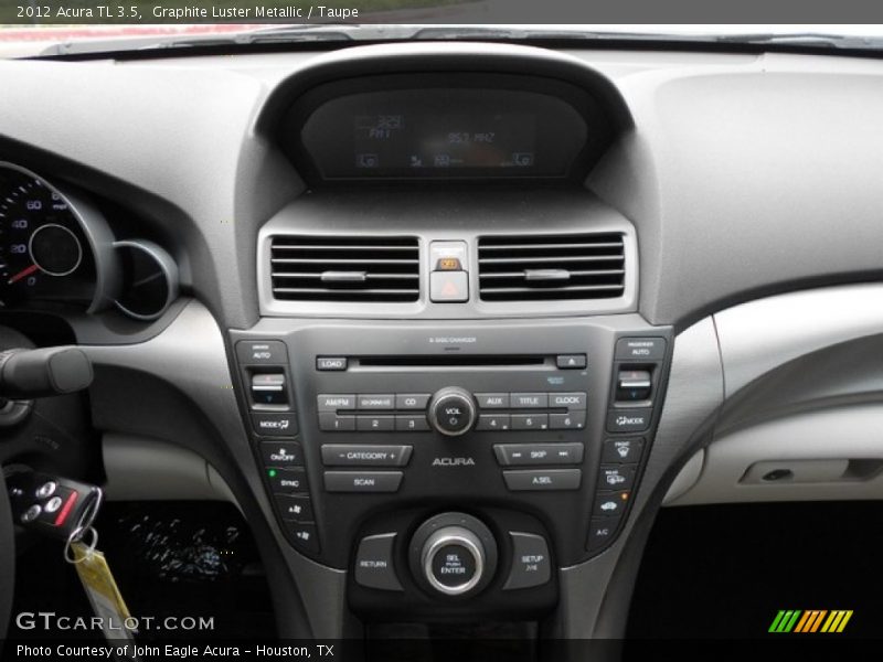 Graphite Luster Metallic / Taupe 2012 Acura TL 3.5
