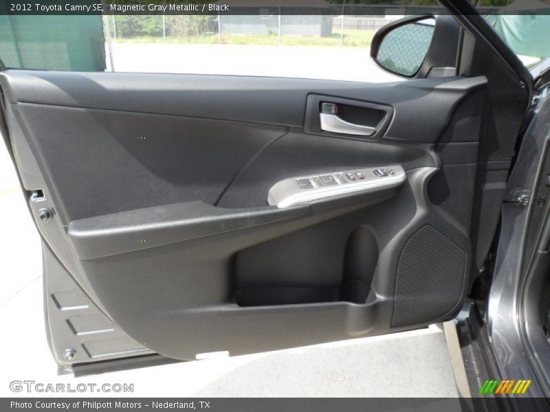 Magnetic Gray Metallic / Black 2012 Toyota Camry SE