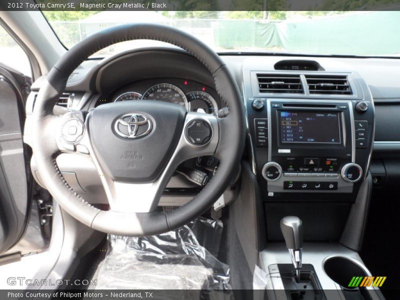Magnetic Gray Metallic / Black 2012 Toyota Camry SE