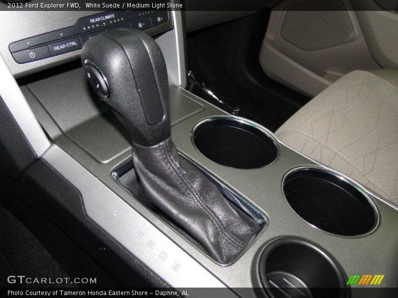 White Suede / Medium Light Stone 2012 Ford Explorer FWD