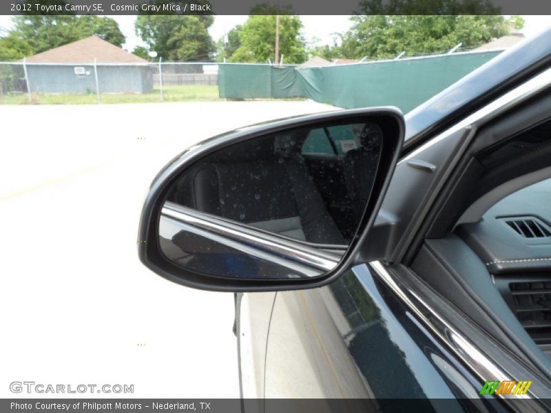 Cosmic Gray Mica / Black 2012 Toyota Camry SE