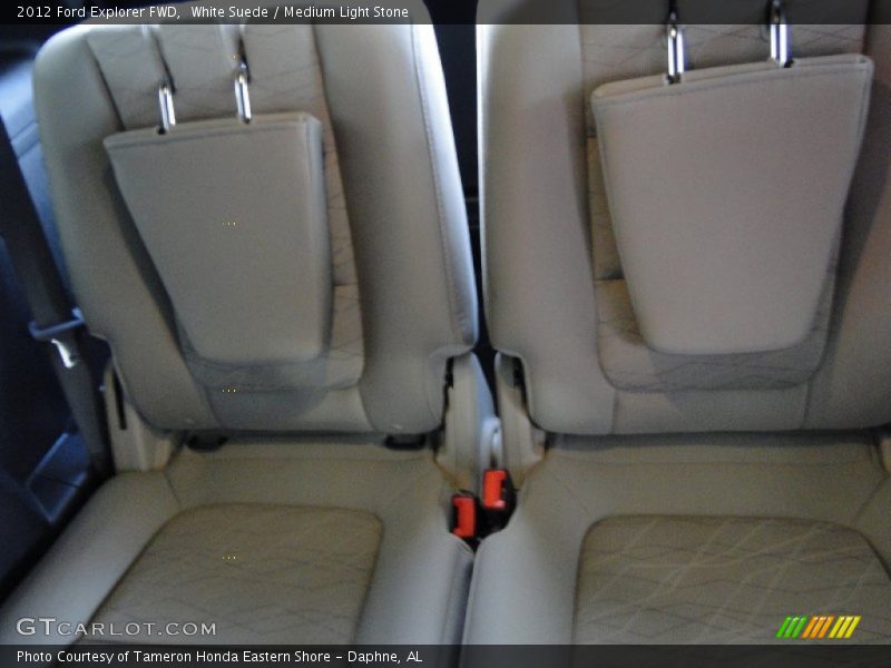 White Suede / Medium Light Stone 2012 Ford Explorer FWD