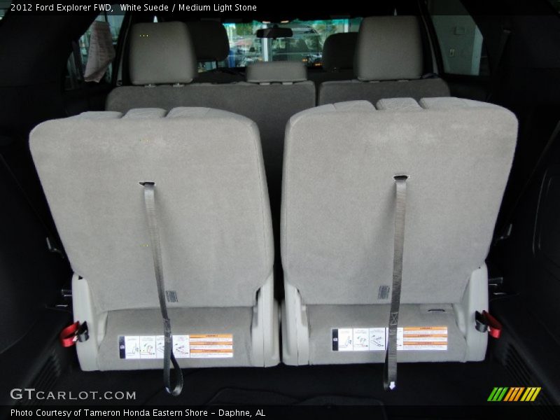 White Suede / Medium Light Stone 2012 Ford Explorer FWD