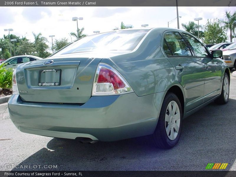 Titanium Green Metallic / Camel 2006 Ford Fusion S