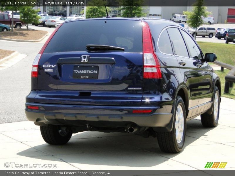 Royal Blue Pearl / Gray 2011 Honda CR-V SE