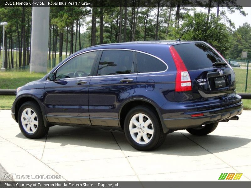 Royal Blue Pearl / Gray 2011 Honda CR-V SE