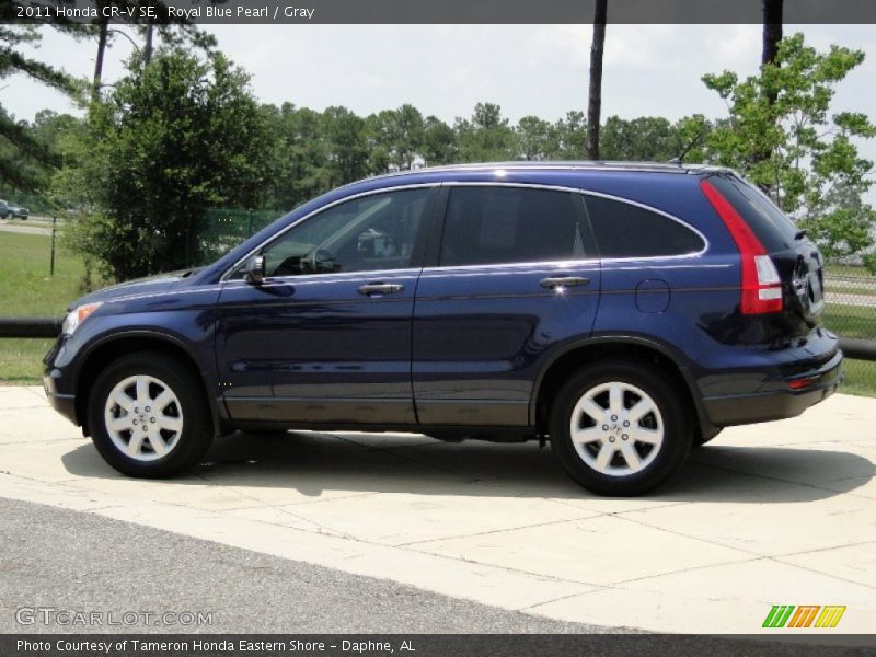Royal Blue Pearl / Gray 2011 Honda CR-V SE