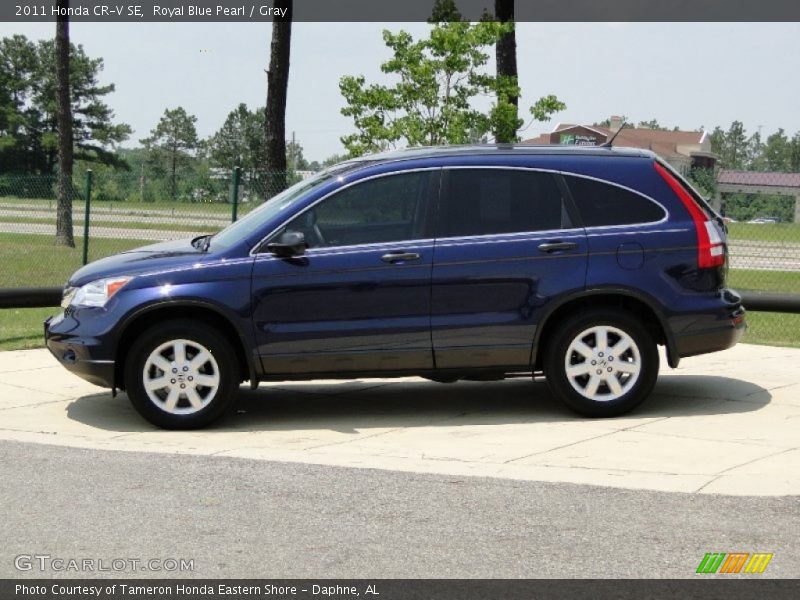 Royal Blue Pearl / Gray 2011 Honda CR-V SE