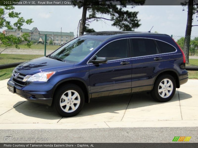 Royal Blue Pearl / Gray 2011 Honda CR-V SE