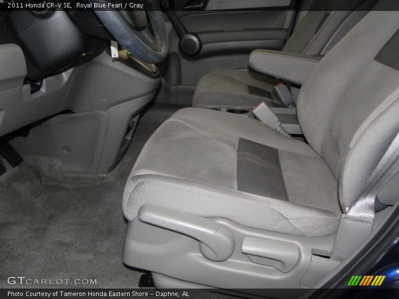 Royal Blue Pearl / Gray 2011 Honda CR-V SE