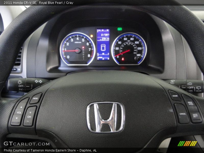 Royal Blue Pearl / Gray 2011 Honda CR-V SE