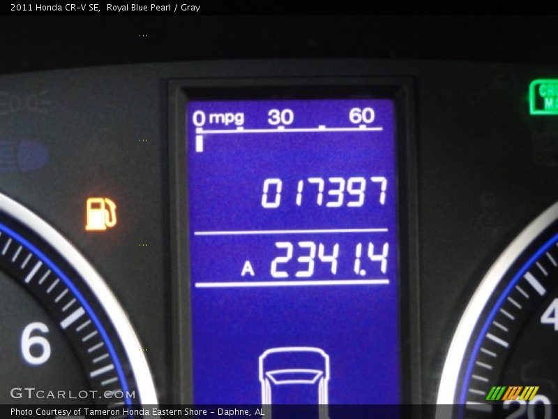 Royal Blue Pearl / Gray 2011 Honda CR-V SE